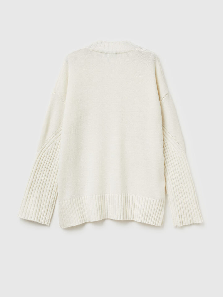 V NECK SWEATER L/S Women image number 6